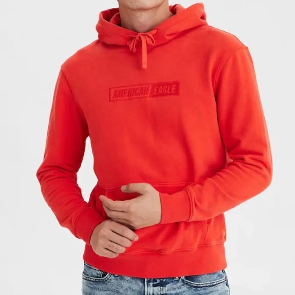 American Eagle bright orange sweater